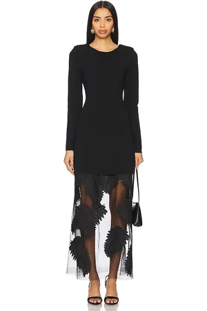AJE Wilder Knit Midi Dress in