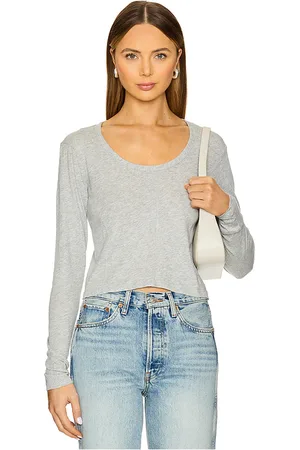 Bobi Cropped Longsleeve Top in