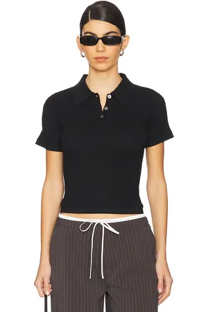 Guest In Residence Shrunken Polo Top in