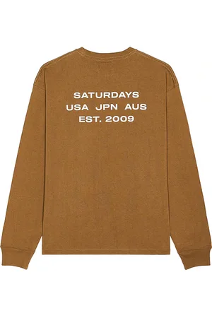 Saturdays NYC Max Weight Long Sleeve Tee in