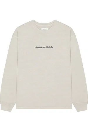 Saturdays NYC Heavy Weight Pigment Long Sleeve Tee in