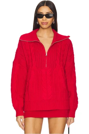 For Love & Lemons Drina Henley Knit Sweater in