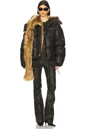 OTTOLINGER Woven Deconstructed Double Zip Puffer Jacket in