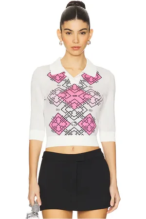 GCDS Hello Kitty Argyle Polo in