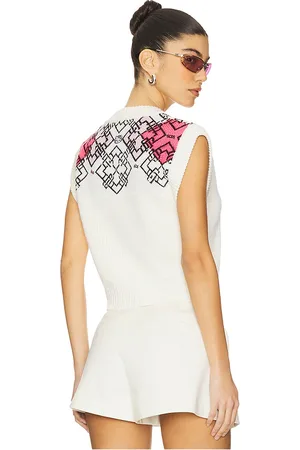 GCDS Hello Kitty Argyle Gilet in