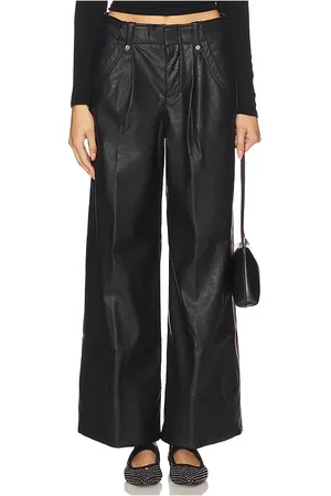 Free People X REVOLVE Afton Faux Leather Trouser in