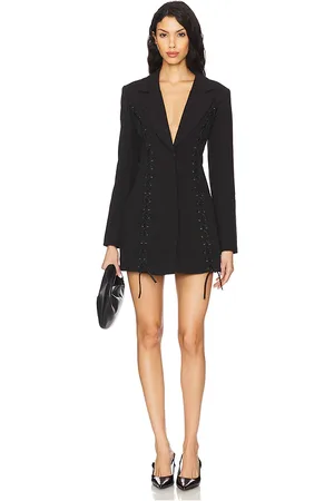 Bardot Verity Lace Up Blazer Dress in
