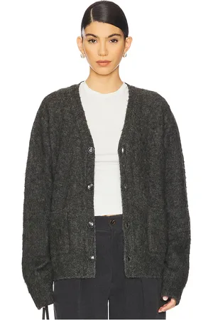 WAO Solid Brushed Cardigan in