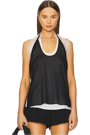 Helmut Lang Lace Dancer Top in