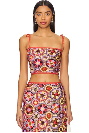 Agua Bendita X Revolve Vicky Crop Top in