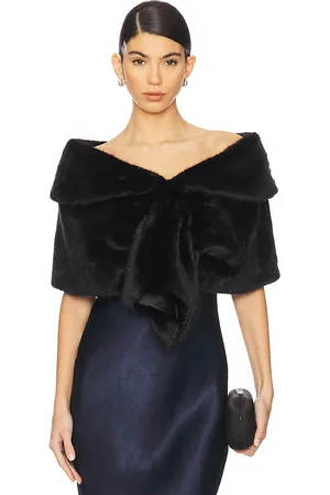 Unreal Fur Champagne Wrap in