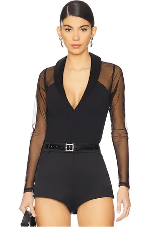 FLEUR DU MAL Tuxedo Bodysuit in