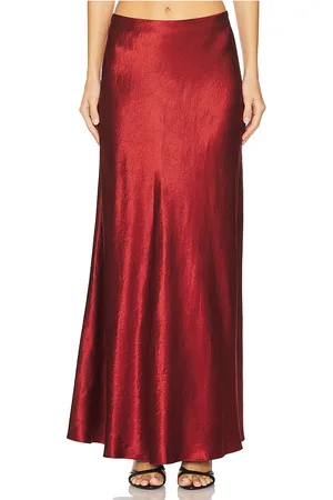 Vince Satin Maxi Skirt in