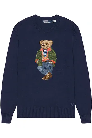 Ralph Lauren Bear Crewneck Sweater in