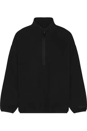 FEAR OF GOD Brushed Half Zip Pull Over in