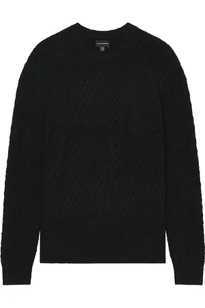 CLUB MONACO Boucle Half Diamond Crew Sweater in