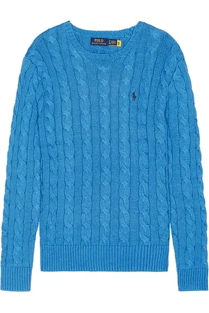 Ralph Lauren Cable Knit Crewneck Sweater in