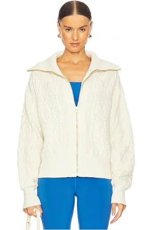 Varley Lando Full Zip Knit Sweater in