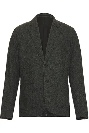 CLUB MONACO Wool Houndstooth Blazer in