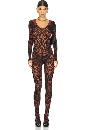 Wolford X Etro Body Tattoo Catsuit in