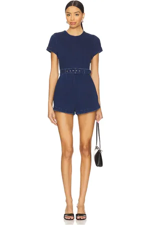 Free People X REVOLVE Charlotte Denim Romper in