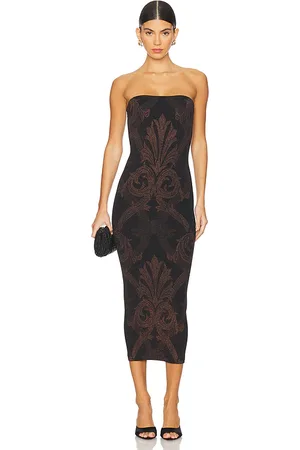 Wolford X Etro Metallic Jacquard Dress in