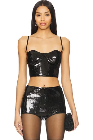 Kiki de Montparnasse Sequins Longline Bra in