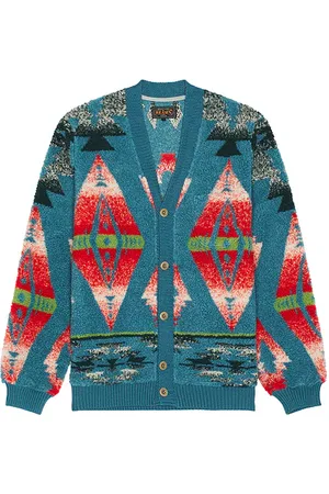 Beams Cardigan Boa Jacquard in