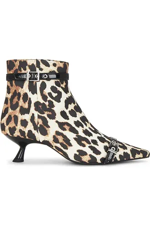 Ganni Eyelets Kitten Heel Boot in