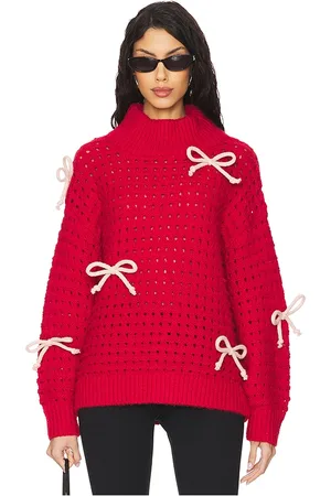 525 America Naomi Oversized Bow Sweater in