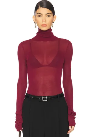 EAVES Alexander Sheer Turtleneck Sweater in