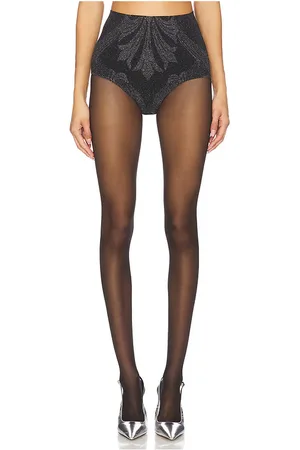 Wolford X Etro Metallic Jacquard Shorts in