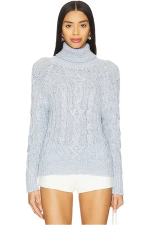 Asta Resort Elsa Paillette Cable Sweater in