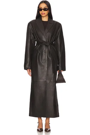 EAVES Formosa Leather Coat in