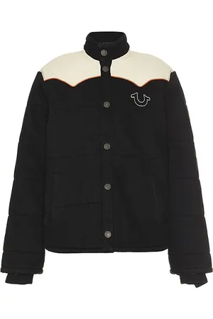 True Religion Big T Western Puffer Jacket in