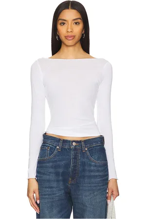 AYA MUSE Boatneck Long Sleeve Tee in