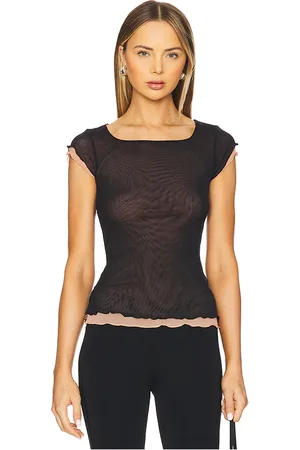 Free People X Intimately FP Double Take Mesh Tee in