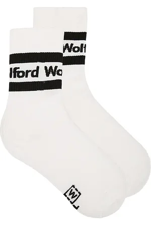 Wolford Logo Rib Socks in