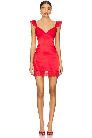 MORE TO COME Kira Lace Mini Dress in