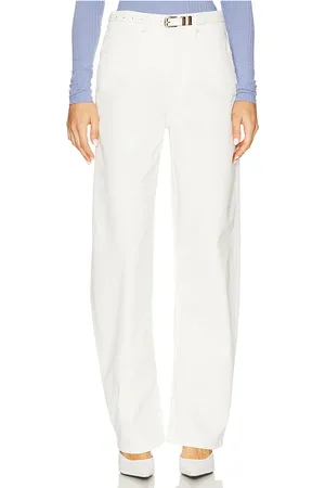 GOOD AMERICAN Twill Good Barrel Pant in