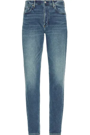Faherty Stretch Terry Indigo 5 Pocket Jeans in