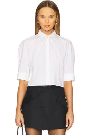 Helmut Lang Short Sleeve Articulated Top in