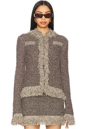 Asta Resort Bianca Fringe Jacket in