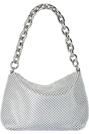 Olga Berg Skylar Ball Mesh Bag in