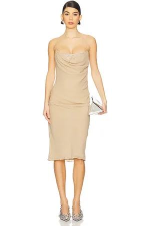 The Attico Sleeveless Midi Dress in