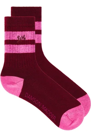 Damson Madder Calf Length Socks in