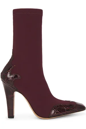 PARIS TEXAS Belle Western Ankle Boot 100 in