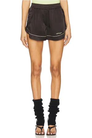 OFF-WHITE Satin Pajama Shorts in