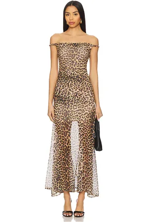 ALICE+OLIVIA Bianca Twist Midi Dress in