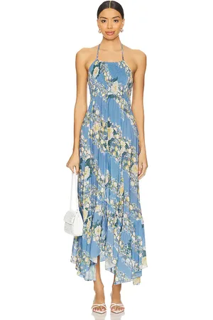 Free People Heat Wave Printed Maxi Dress in